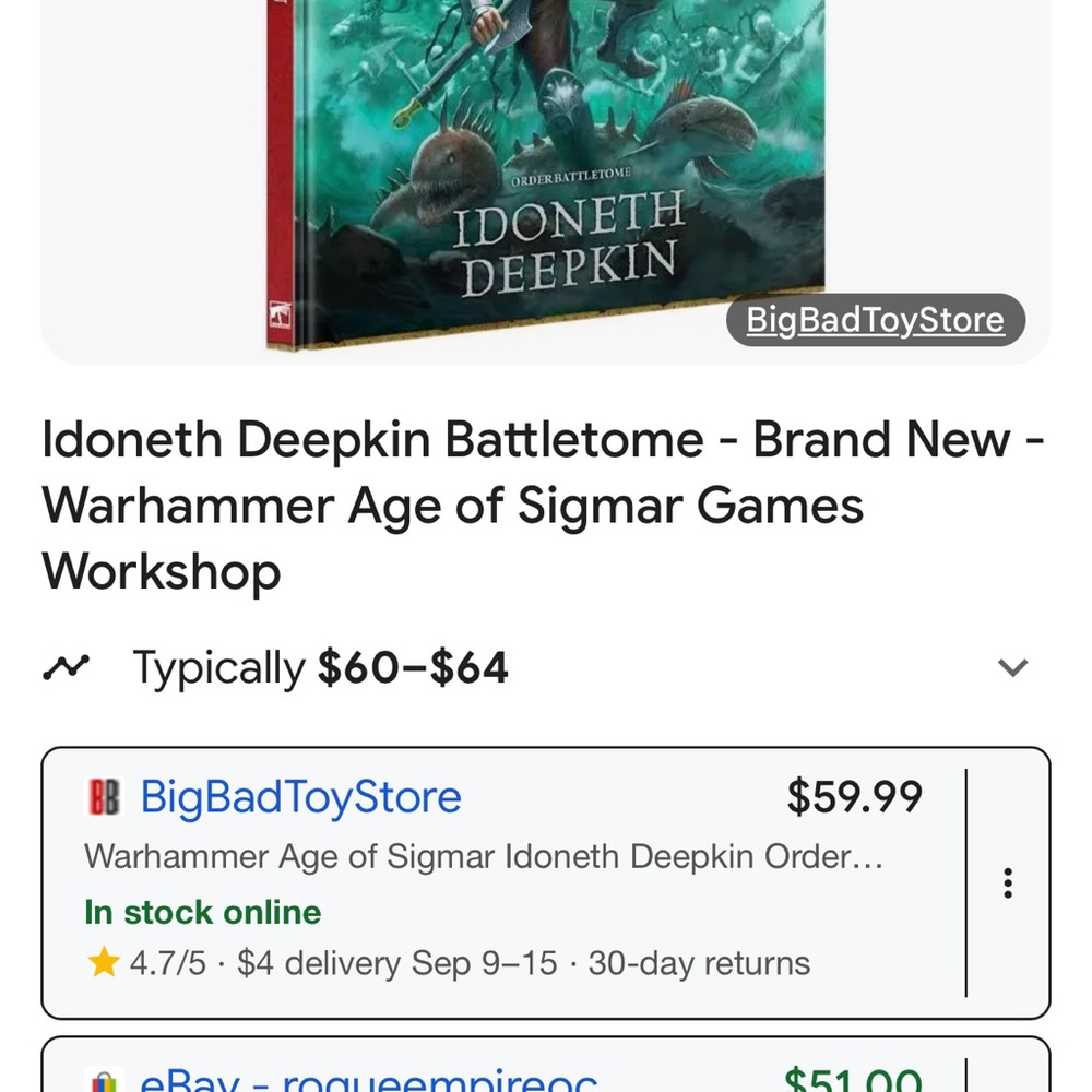 Age of Sigmar Idoneth Deepkin Battletome - Teal and Black - Picture 9 of 9